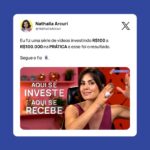 Nathalia Arcuri Instagram - Dinheiro parado no bolso (ou na poupança) é sinal que você precisava desse conteúdo 😎 Quem acompanhou a série de vídeos que eu fiz sobre como investir com R$100, R$1.000 e R$10.000? Hoje saiu o último vídeo, ensinando como e onde investir R$100 mil! 😱 E, pra quem prefere um resuminho mastigado, hoje eu preparei esse post com as 4 dicas que eu dei nos vídeos. Mas é bom ressaltar que vale a pena assistir lá no canal da @mepoupenaweb a série completa, porque tem muito detalhe que você precisa estar atenta ou atento. Inclusive no vídeo eu invisto na prática o dinheirinho pra você ver como funciona o passo-a-passo! Então, depois de conferir esse resumo, corre lá no canal pra fazer uma Nathflix na série completa!