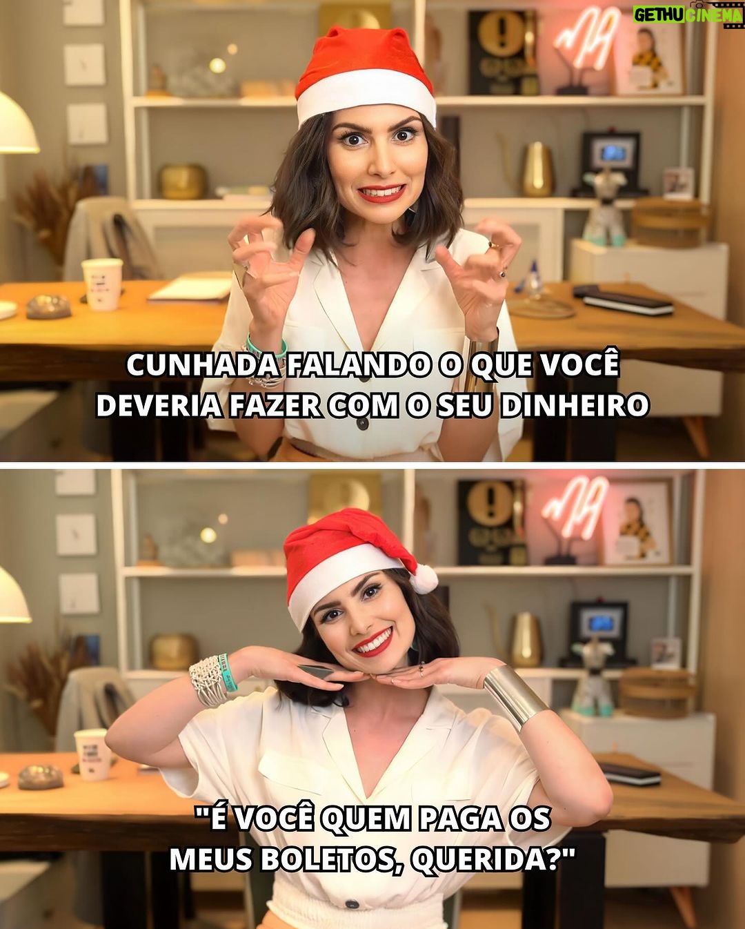 Nathalia Arcuri Instagram - O NATAL VEM VINDO…E AS TRETAS TAMBÉM! Mas, pra toda treta, tem uma resposta Nath pistola pra você dar. 😎 Se você nesse último ano, saiu do grupo de Whatsapp da família ou foi embora de algum almoço por divergência de opiniões, tenho uma notícia: A ceia de Natal vem aí. Além de só entrar em Amigo Invisível com orçamento estabelecido e respeitar o orçamento (por favor!), pega essa lista de respostas das MENTES MAIS DESF*DIDAS DO BRASIL. É pra tá na ponta da língua na hora da ceia, ein? Comenta aqui uma resposta afiada pras Me Poupeiras! e Me Poupeiros! se inspirarem nessa Noite Feliz 🎄👇 Terra Da Uva Passa