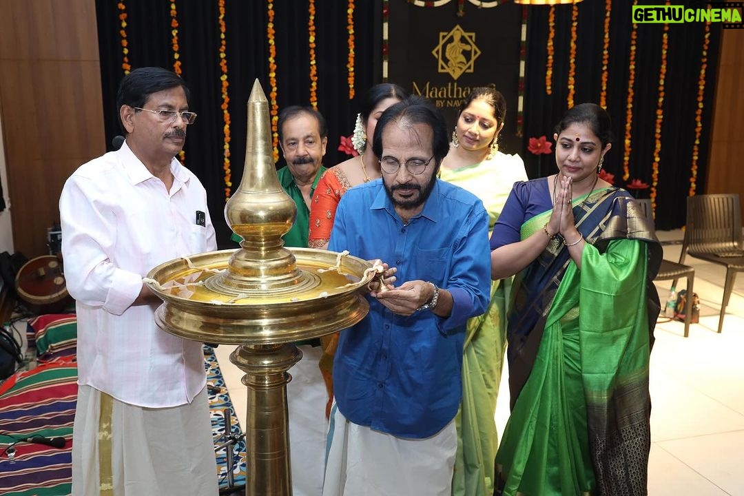 Navya Nair Instagram - Grateful as Maathangi celebrates its 1st anniversary! Thank you, Almighty, for this memorable moment. Here’s to a journey dedicated as an institution that serves as an eye-opener, guiding students towards the realm of art. 🎓🙏 #MaathangiAnniversary #EducationExcellence” #bharatanatyam #danceislife #mystudents