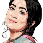 Navya Nair Instagram - That was such a quick response fr yesterdays pic ❤️❤️❤️ Loved the pic 🤗 @artbyshine