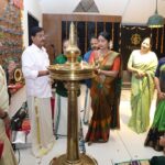 Navya Nair Instagram - Grateful as Maathangi celebrates its 1st anniversary! Thank you, Almighty, for this memorable moment. Here’s to a journey dedicated as an institution that serves as an eye-opener, guiding students towards the realm of art. 🎓🙏 #MaathangiAnniversary #EducationExcellence” #bharatanatyam #danceislife #mystudents