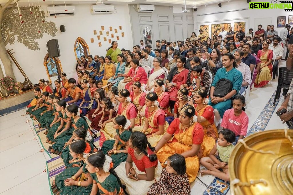Navya Nair Instagram - Grateful as Maathangi celebrates its 1st anniversary! Thank you, Almighty, for this memorable moment. Here’s to a journey dedicated as an institution that serves as an eye-opener, guiding students towards the realm of art. 🎓🙏 #MaathangiAnniversary #EducationExcellence” #bharatanatyam #danceislife #mystudents