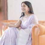 Navya Nair Instagram - In dreams of lavender fields .. Styled @rn.rakhi Wearing @paris_de_boutique Jewellery @keyaa_by_kartika MUA @makeupby_nami_ Assisted by @bhadraramesh97 Photographed @jijomon_dqzzz_ #fashions #sometimestoreel #youposeonlywhenyouhaveshoot