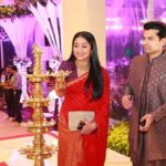 Navya Nair Instagram - Navaratri celebrations @kalyanjewellers_official Thenk you @rameshkalyanaraman for the invite .. May goddess bless you more and more .. Jewels @m.o.dsignature Muh @makeupby_nami_ Styling @rn.rakhi