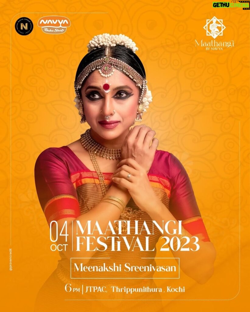 Navya Nair Instagram - Day 3 ❤️ @srinivasan_meenakshi Maathangi 5-Days Bharatanatyam Festival Inauguration at sharp 6pm , guests please be present before that .. 4th Sponsored by @navyabakeshop This is not just an event; it’s a journey through the rich tapestry of Indian dance and culture. Don’t miss this unforgettable experience! ✨ ENTRY THROUGH PASSES ONLY Seating arrangements will be on a first come first served basis .. @jtpac_choice @akbartravels @farmfedfoods @navyabakeshop @ksfeltdofficial @redfmmalayalam #vennalamahadevatemple #mathangifestival2023 #Day2 #Inauguration #NavyaNairPerformance #IndianDance #CulturalHeritage #ArtistryInMotion #maathangibynavya #maathangifestival2023 @maathangibynavya