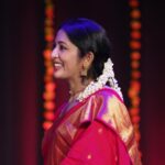 Navya Nair Instagram – And those who were seen dancing were thought to be insane by those who couldnt hear the music ❤️

Clicks by @anandhu_hari1 
Saree @pichakamweaves 

#navyanairdance #actordancer #dancerlife #bharatanatyam #lovefordance #performer #maathangifestival2023