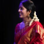 Navya Nair Instagram - And those who were seen dancing were thought to be insane by those who couldnt hear the music ❤️ Clicks by @anandhu_hari1 Saree @pichakamweaves #navyanairdance #actordancer #dancerlife #bharatanatyam #lovefordance #performer #maathangifestival2023