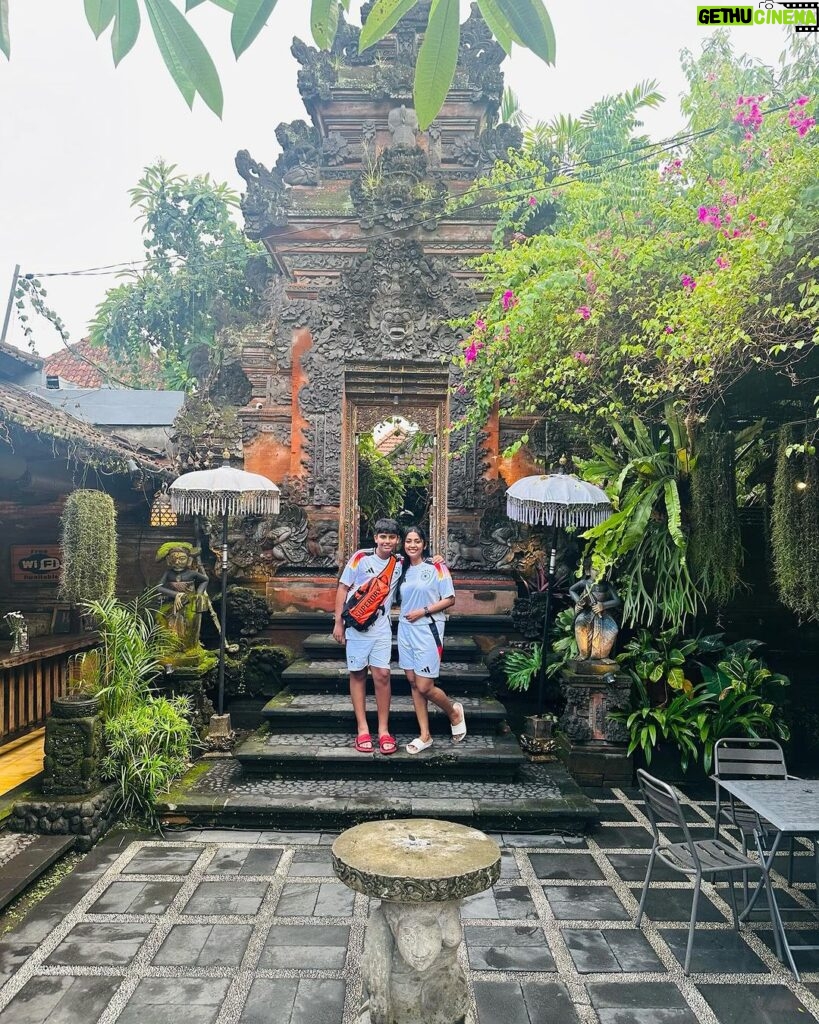 Navya Nair Instagram - Exploring Ubud’s enchanting beauty with my little sidekick! #bali #vacationmode #babyboy #bali #travelmode #tourism