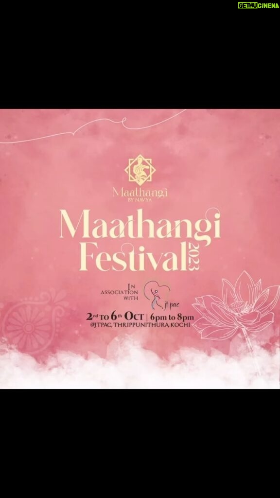 Navya Nair Instagram - Maathangi 5-Day Dance Festival.. SWIPE LEFT TO SEE THE ARTISTE !!!❤ This is not just an event; it’s a journey through the rich tapestry of Indian dance and culture. Don’t miss this unforgettable experience! ✨ ENTRY THROUGH PASSES ONLY Seating arrangements will be on a first come first served basis .. @jtpac_choice @akbartravels @farmfedfoods @navyabakeshop @ksfeltdofficial @redfmmalayalam #vennalamahadevatemple #mathangifestival2023 #Day1 #InaugurationByManjuBhargavi #NavyaNairPerformance #IndianDance #CulturalHeritage #ArtistryInMotion #manjubhargavi