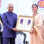Navya Nair Instagram - Gratitude 🙏🏻 Felt so privileged and honoured to share the dias with the former president his excellency Ramnath Kovindji .. @presidentofindia14 Also felt overwhelmed when he appreciated my speech , infact my joy knew no bounds , like in the pictures i laughed like a kid with tender happiness … Thank you bahrain sncs , gss and bahrain billawas for the wonderfully hosted programme .. Got an oppurtunity to meet the minister of education mr madhu bangarappa @madhu_bangarappa , his excellency dr mohammad bahzad , (undersecretary ministry of foreign affairs ) her excellency @enas_almajed (under secretary ministry of social devolepment ) his excellency ambassador designate Vinod k jacob @vinod.k.jacob.3 , swami sachidananda president sivagiri mutt , chairman bkg holdings and the patron of sreenarayana community mr KG Baburajan ( babu uncle ) . Click by @j_i_j_o_a_m_m_a The Indian School