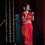Navya Nair Instagram - Narration before a performance is not only to convey the essence of our performance but also to understand the vibe of your audience .. ( my narrations are generally in malayalam , bt this particular show was in coimbatore , they had mainly tamil@speaking audience , so opted English ) I dont prepare anything for this generally , it solely depends on the reaction of my crowd 🤗🤗🤗.. This was just before chinnam chirukilye kannamma by my fav poet Bharatiyaar … #bharatanatyam #banis #danceislife