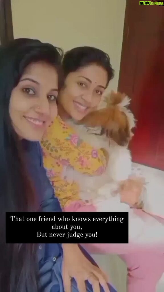 Navya Nair Instagram - That one friend who knows everything about you, but never judge you! @navyanair143