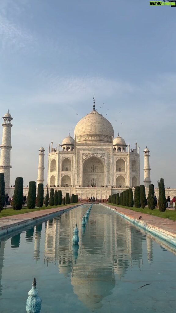 Navya Nair Instagram - “Spellbound by the timeless beauty of the Taj Mahal, a symbol of undying love. Each moment spent here feels like a treasure, a testament to Emperor Shah Jahan’s exquisite taste and devotion to Mumtaz. Gratitude fills my heart for this enduring masterpiece, standing proudly among the wonders of the world, a true pride of India. To rest eternally beside Mumtaz is a testament to a love that transcends time. Some feelings are simply beyond words. 💖🕌 #TajMahal #SymbolOfLove #TimelessBeauty #shahjahanlegacy #wondersoftheworld #love “