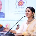 Navya Nair Instagram - Gratitude 🙏🏻 Felt so privileged and honoured to share the dias with the former president his excellency Ramnath Kovindji .. @presidentofindia14 Also felt overwhelmed when he appreciated my speech , infact my joy knew no bounds , like in the pictures i laughed like a kid with tender happiness … Thank you bahrain sncs , gss and bahrain billawas for the wonderfully hosted programme .. Got an oppurtunity to meet the minister of education mr madhu bangarappa @madhu_bangarappa , his excellency dr mohammad bahzad , (undersecretary ministry of foreign affairs ) her excellency @enas_almajed (under secretary ministry of social devolepment ) his excellency ambassador designate Vinod k jacob @vinod.k.jacob.3 , swami sachidananda president sivagiri mutt , chairman bkg holdings and the patron of sreenarayana community mr KG Baburajan ( babu uncle ) . Click by @j_i_j_o_a_m_m_a The Indian School