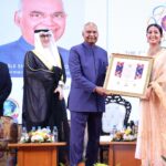 Navya Nair Instagram - Gratitude 🙏🏻 Felt so privileged and honoured to share the dias with the former president his excellency Ramnath Kovindji .. @presidentofindia14 Also felt overwhelmed when he appreciated my speech , infact my joy knew no bounds , like in the pictures i laughed like a kid with tender happiness … Thank you bahrain sncs , gss and bahrain billawas for the wonderfully hosted programme .. Got an oppurtunity to meet the minister of education mr madhu bangarappa @madhu_bangarappa , his excellency dr mohammad bahzad , (undersecretary ministry of foreign affairs ) her excellency @enas_almajed (under secretary ministry of social devolepment ) his excellency ambassador designate Vinod k jacob @vinod.k.jacob.3 , swami sachidananda president sivagiri mutt , chairman bkg holdings and the patron of sreenarayana community mr KG Baburajan ( babu uncle ) . Click by @j_i_j_o_a_m_m_a The Indian School