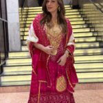 Neelam Kothari Instagram – And the celebrations begin!! 
#tanishakrishnawedding 
@tanishaasoni_1 
Outfit @sangeetakilachandofficial