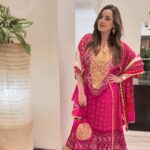 Neelam Kothari Instagram – And the celebrations begin!! 
#tanishakrishnawedding 
@tanishaasoni_1 
Outfit @sangeetakilachandofficial