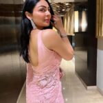 Neeru Bajwa Instagram - Last nights #lewk #peffa2024 Saree 💕 my mummy’s closet #chantilly Styled by @roma2204 @thenanditakohli Jewels @manimuktaajewels Hair @hairbyramacoiffeur
