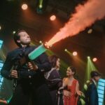 Neeti Mohan Instagram - Sangeet night done right 😎 Grateful to our friends, family and guests… Aap logo ne Raunak laga di 💥 Thank you @ayushmannk @tahirakashyap @aakritiahuja Varushki for lighting up the evening . Varushka’s performance was the highlight of the evening for me! Thanks Ayush for singing and making our family drool over you yet again ♥️ @bharti.laughterqueen you are the funniest and the cutest. We ADORE you. Logon ka hass hass ke pait mein dard ho gaya. We missed you Golla and Harsh 🙌😘 The Dashing Savaria @salmanyusuffkhan and elegant Faiza 😘😘 The most punctual and loving guest @anumalikmusic ji we love you 🫡🌹 #KunalKoMiliMukti