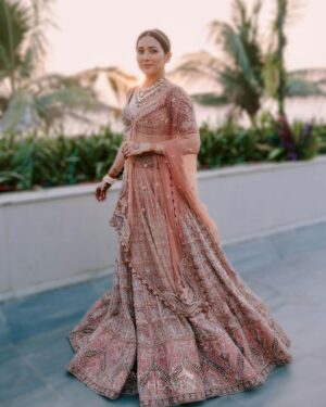 Neeti Mohan Instagram - Endless Lehenga Loving 😍

Big love to you Payal keyal, Mukul @mukul1588 Shrey Urja for this look. Loved my braid and minimal make up. Love you guys 🫶🏻

Styled by @shreyandurjastyle 

Outfit @payalkeyalofficial 
Jewellery @mortantra 
Potli bag @rubans.in 

Makeup @ritickasjalan 
Hair @aaliyahussainhairmakeupcreator

📸 @themadeinheaven and @shubhamdancer 

#KunalKoMiliMukti