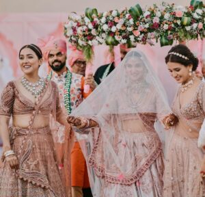 Neeti Mohan Instagram - Overjoyed and Beyond Grateful for such an auspicious occasion in our family. 

Papa had to miss our wedding due to health reasons but this time, in his presence the wedding felt complete. 

Thank you God for this 🙏🏼🥹

We feel blessed, as with folded hands we welcome Thakur Family in our lives. 

Welcome home @whokunalthakur 🌹🫶🏻

Ab tum bhi Mohana gaye ho! 

Golu! our choti bacchi @muktimohan wishing you a lifetime of happiness, prosperity and love ❤️ 

Sabka khayaal rakhna aur apna sabse zyaada.

Mud ke na dekho Dilbaro 😥

#KunalKoMiliMukti

Thank you for capturing these precious moments @themadeinheaven 🫶🏻
