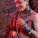 Neeti Mohan Instagram - Thank you for giving massive love to #Shagnaa 🥹❤️ @rochakkohli @ghuggss @mohanshakti @souravsharmaofficial @rmusiclabel @nihaarpandya Outfit : @irrauofficial Accessories : @keiyura_jewelry @the_beta_girl Styling : @shreyandurjastyle Hair : @dwyessh_hairwizard @rasilaravariamua Makeup : @ritickasjalan Photos : @souravsharmaofficial