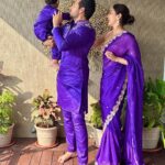 Neeti Mohan Instagram - Pur-Pal Happiness 💜 Wishing everyone Love,Light and Prosperity 🪔✨ #HappyDiwali #TreeOfLife Styled by @shreyandurjastyle Thank you for this amazing custom look @nehagursahani.india @offbeatmediain Jewellery @kushalsfashionjewellery @rubans.in