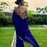 Neeti Mohan Instagram - Pur-Pal Happiness 💜 Wishing everyone Love,Light and Prosperity 🪔✨ #HappyDiwali #TreeOfLife Styled by @shreyandurjastyle Thank you for this amazing custom look @nehagursahani.india @offbeatmediain Jewellery @kushalsfashionjewellery @rubans.in