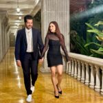 Neeti Mohan Instagram - Happy 5th Anniversary my Valentine 💌 ♾️ Meeting you, holding your hand and making a life together is like walking through a dream. With each passing year, my heart only grows deeper in love,respect and gratitude for you. You’re my rock, my strength and my main. Here’s to countless years of togetherness, parenthood and date nights. I love you ❤️ @nihaarpandya