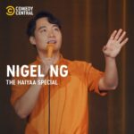 Nigel Ng Instagram - Tony Hawk and @mrnigelng is an elite line-up, to be fair 🛹😂 📢’Nigel Ng: The Haiyaa Special’ 10PM tonight on Comedy Central UK📢 #MrRoger #TheHaiyaaSpecial #StandUp