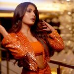 Niharika Nm Instagram - Had so much fun hosting the critics choice awards last night 🥰 Wearing my fav @arpitamehtaofficial @arpita__mehta 😍 MUA @sakhshisabhaney_makeup Hair @akshatahonawar Shot by @sairaj_prashant_parab