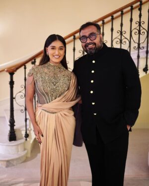 Niharika Nm Instagram - Had the pleasure of watching the world premiere of Kennedy last night at @festivaldecannes ✨
Love love love that Indian cinema is being celebrated in the same prestigious Grand Lumiere Theatre as Martin Scorsese, Wes Anderson movies. Big win for India 🇮🇳

So proud @anuragkashyap10 @zeestudiosofficial  @goodbadfilmsofficial 👏🏻

Wearing @shantanunikhil 
Jewelry @outhousejewellery