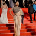 Niharika Nm Instagram – Had the pleasure of watching the world premiere of Kennedy last night at @festivaldecannes ✨
Love love love that Indian cinema is being celebrated in the same prestigious Grand Lumiere Theatre as Martin Scorsese, Wes Anderson movies. Big win for India 🇮🇳

So proud @anuragkashyap10 @zeestudiosofficial  @goodbadfilmsofficial 👏🏻

Wearing @shantanunikhil 
Jewelry @outhousejewellery