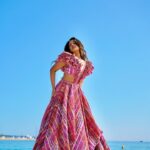 Niharika Nm Instagram - Took my resting beach face in a beachy fit to the @fentybeauty party ✨ Wearing @shantanunikhil Jewelry @outhousejewellery Hair @signecannes Shot by @vivianambrose Cannes, France - French Riviera