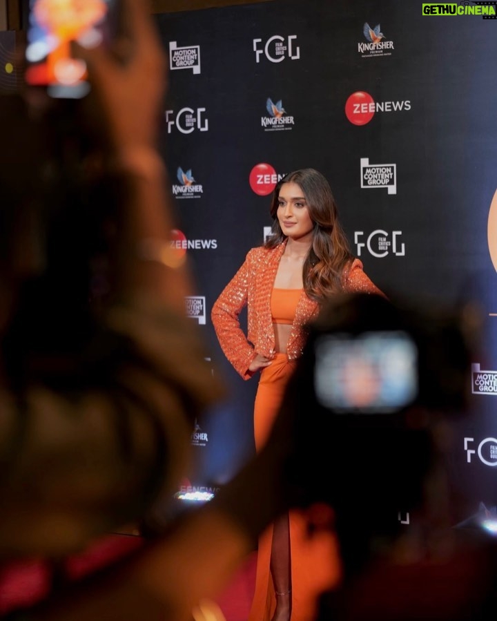 Niharika Nm Instagram - Had so much fun hosting the critics choice awards last night π₯° Wearing my fav @arpitamehtaofficial @arpita__mehta π MUA @sakhshisabhaney_makeup Hair @akshatahonawar Shot by @sairaj_prashant_parab