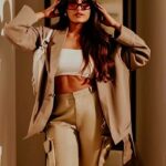 Niharika Nm Instagram - Happy Valentine’s Day to my future husband who’s probably celebrating it with someone else. God is watching. Rascal. 🫠🤎 Wearing @balavofficial Styled by @shravyavarma 📸 @vivianambrose