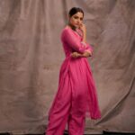 Nikhila Vimal Instagram - Today’s fit🩷 Photography & post production @plan.b.actions @jibinartist Styling - @Styledbysmiji Makeup - @femy_antony__ Outfit- @charumakkarofficial Camera team @dayonphotos @abishek_ps @nijunair_
