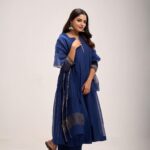 Nikhila Vimal Instagram - 💙💙💙 @silpaa.in @styledbysmiji @femy_antony__ @jibinartist