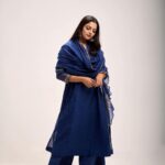 Nikhila Vimal Instagram - 💙💙💙 @silpaa.in @styledbysmiji @femy_antony__ @jibinartist