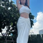 Nikita Rawal Instagram - Soft landing in 2024 ❤️💓 #nikitarawal #2024 #newyear #selflove #white #pool #waterbaby