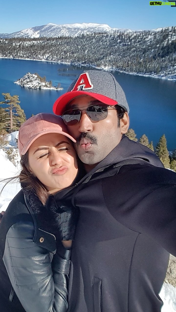 Nikki Galrani - 287.9K Likes - From my favorites album about my favorite human, the one who turns ordinary days into extraordinary adventures 🌈
Happy Birthday @aadhiofficial ♥️
Grateful for you everyday ✨
P.S : Here’s to us getting stronger & thicker over the years just like my eye brows have 👀😂
