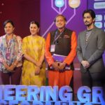 Nikki Galrani Instagram - Such an informative yet fun evening with Dr @shashitharoor , @worldofsiddharth & Wing Cmdr #Ragashree speaking about “Pioneering Growth - Transforming Kerala” ✨ Thanks for having me @ficci_india 🙏🏻 #FICCI