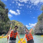 Nikki Galrani Instagram – Endless Blue 🌊 Elnido, Palawan, Philippines