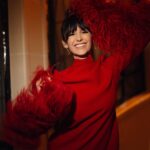 Nina Dobrev Instagram - red has always been my color❣️ @tiziano.raw