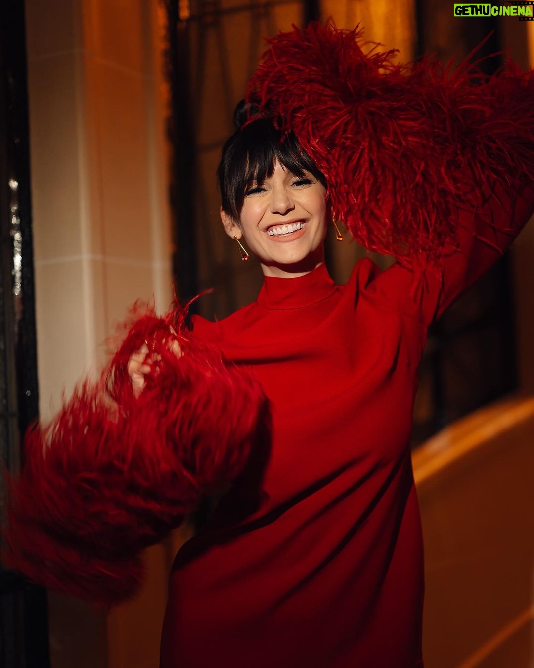Nina Dobrev Instagram - red has always been my color❣️ @tiziano.raw