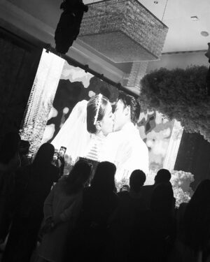Nittha Jirayungyurn Instagram - Biggest Congratsss!! ดีใจด้วยมากๆเลยยกับทั้งคู่🥰💗 @kimmy_kimberley @mark_prin so sweettttt #markkimthewedding