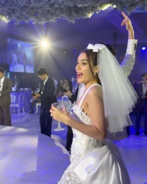 Nittha Jirayungyurn Instagram - Biggest Congratsss!! ดีใจด้วยมากๆเลยยกับทั้งคู่🥰💗 @kimmy_kimberley @mark_prin so sweettttt #markkimthewedding