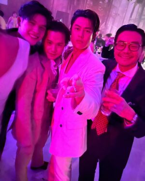 Nittha Jirayungyurn Instagram - Biggest Congratsss!! ดีใจด้วยมากๆเลยยกับทั้งคู่🥰💗 @kimmy_kimberley @mark_prin so sweettttt #markkimthewedding