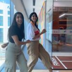 Nyla Usha Instagram – How late is too late to jump on a trend 🤓🤣 Dancing with the cutest @nyla_usha 🤩 DC @alexbiswokarma___