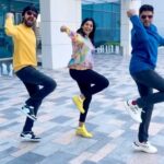 Nyla Usha Instagram – The best things happen when you are dancing …. @jeanmarkose @arfaz_iqbal @hit967fm